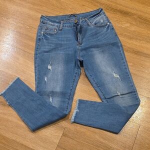 Paparazzi Blue Distressed Skinny Jeans (T)